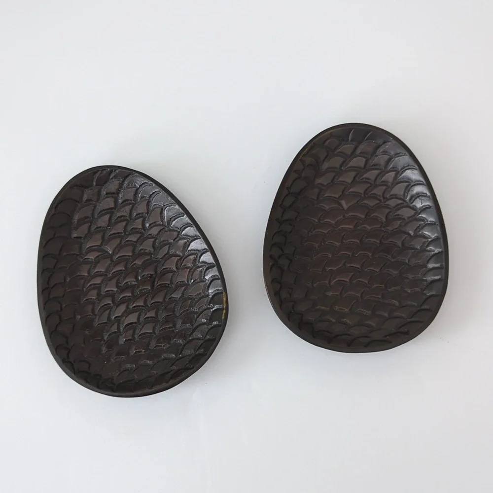 Crate & Barrel Pinecone Metal Votive Holders Set of 2 Product India